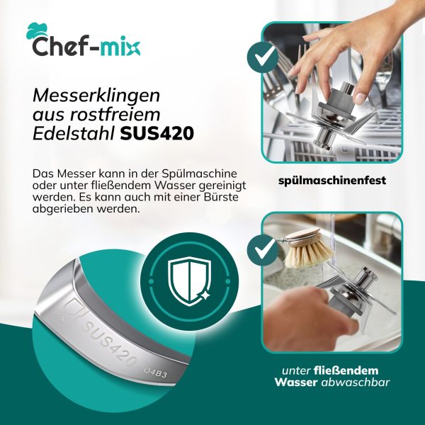 Messer passend für Küchenmaschine Thermomix TM21