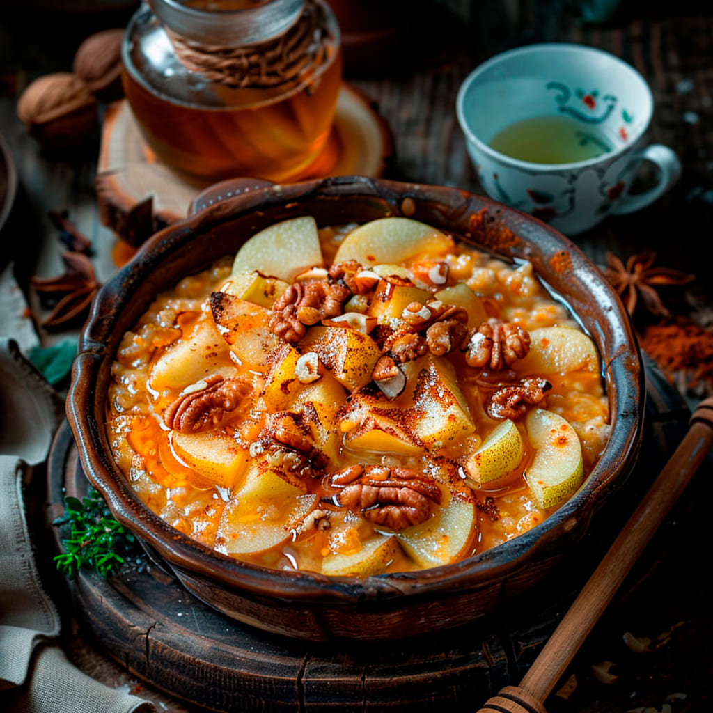Apfel-Zimt Porridge Rezept