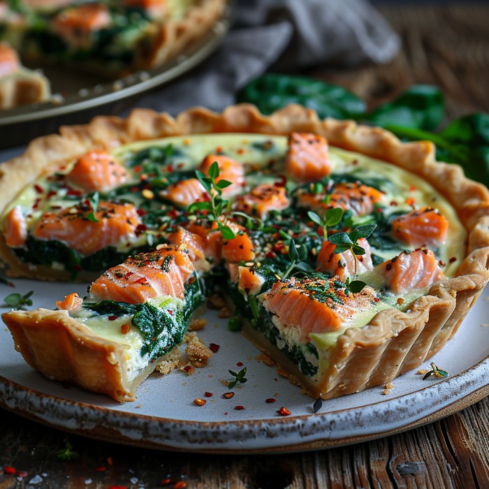 Erstaunlich Quiche Rezepte Lachs Bilder